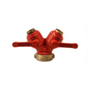 conexión "y" con válvula de cierre rápido